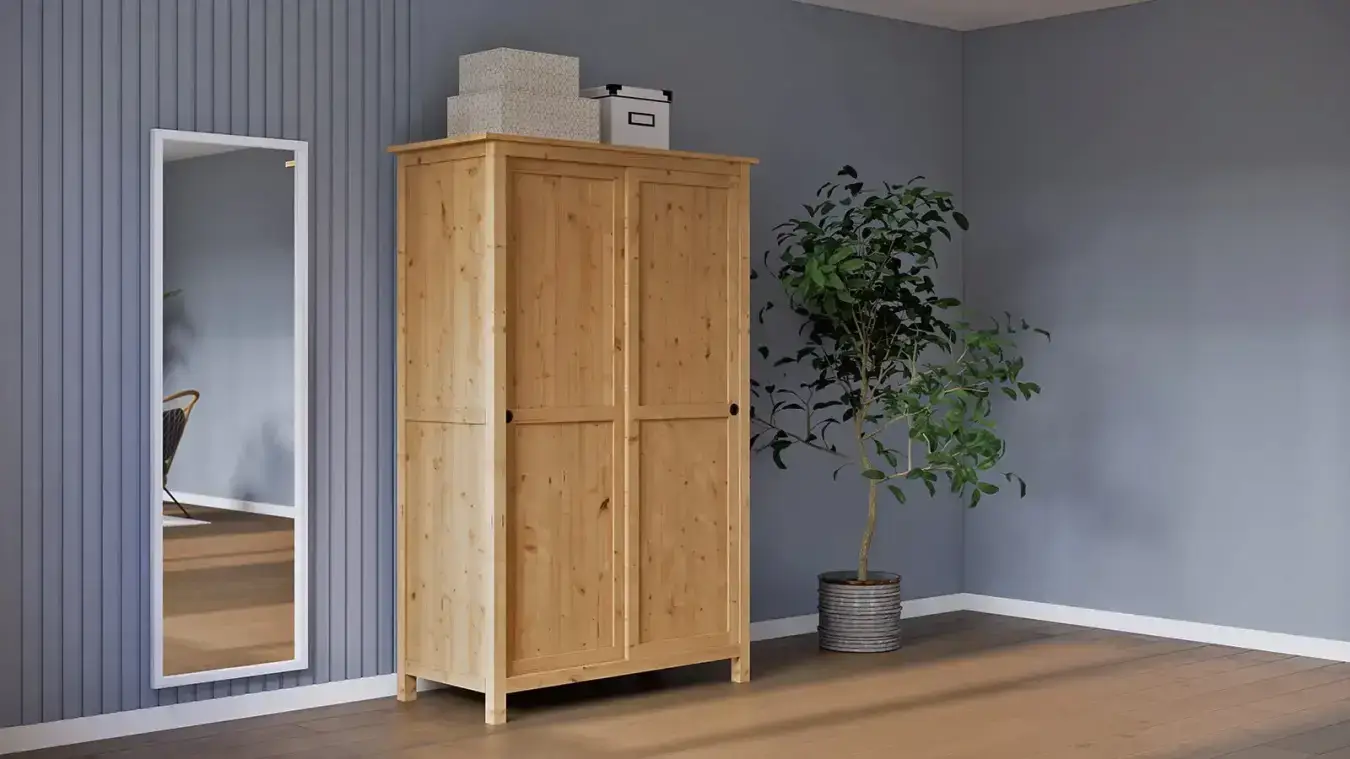 Шкаф с раздвижными дверями Terek, цвет Светло-коричневый фото - 2 - большое изображение